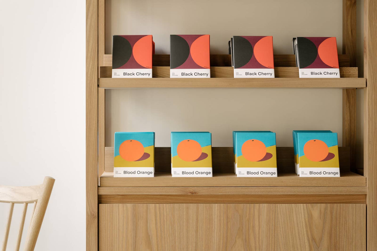 Black Cherry - award winning Organic 70% dark choc bar, 70g