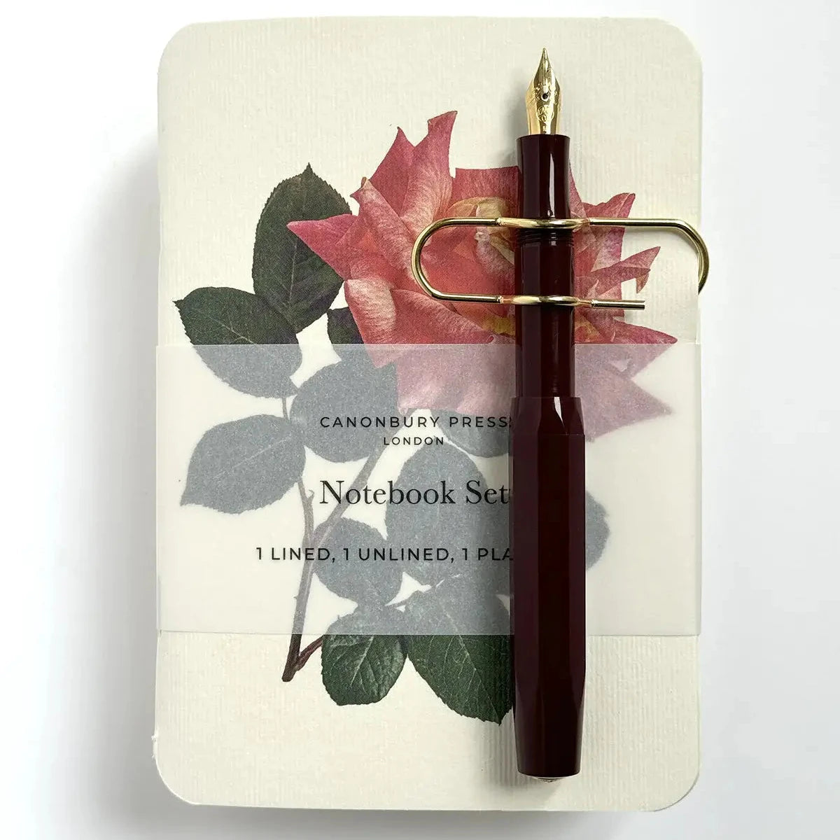 Garden Roses Notebook Set