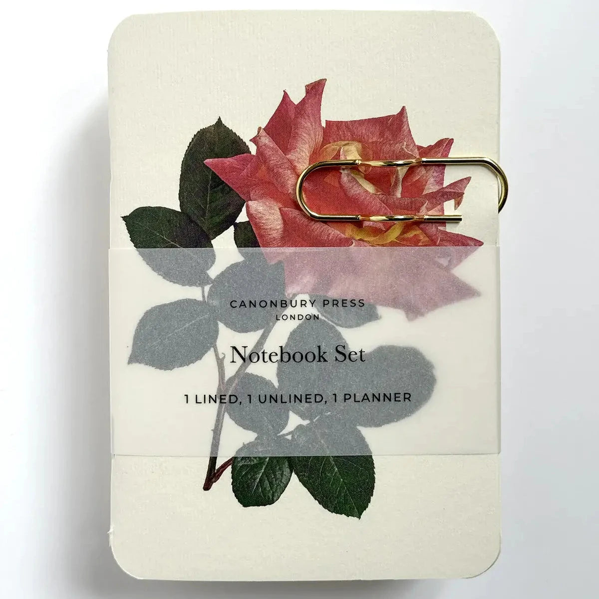Garden Roses Notebook Set
