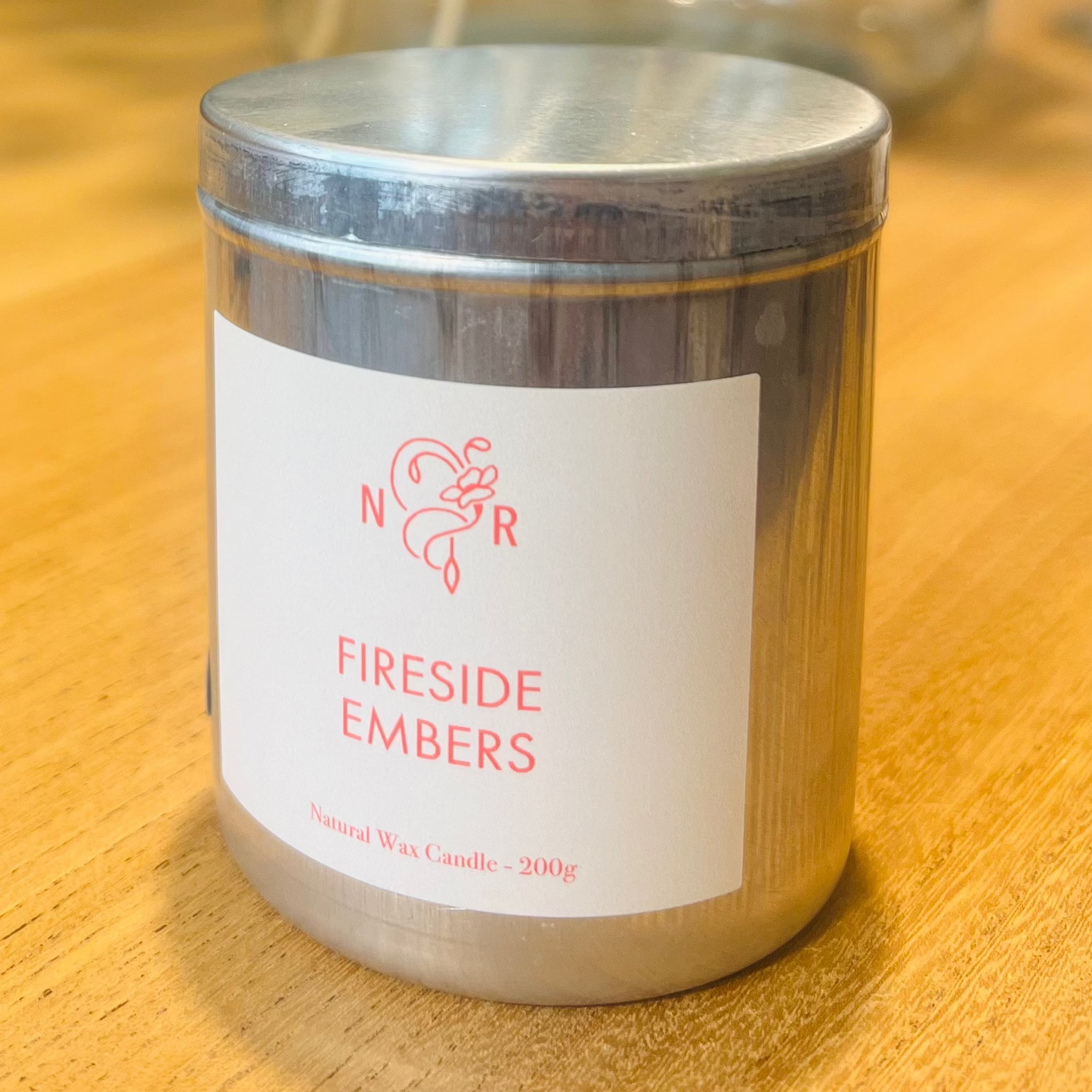 Fireside Candle Tin | New Romantic