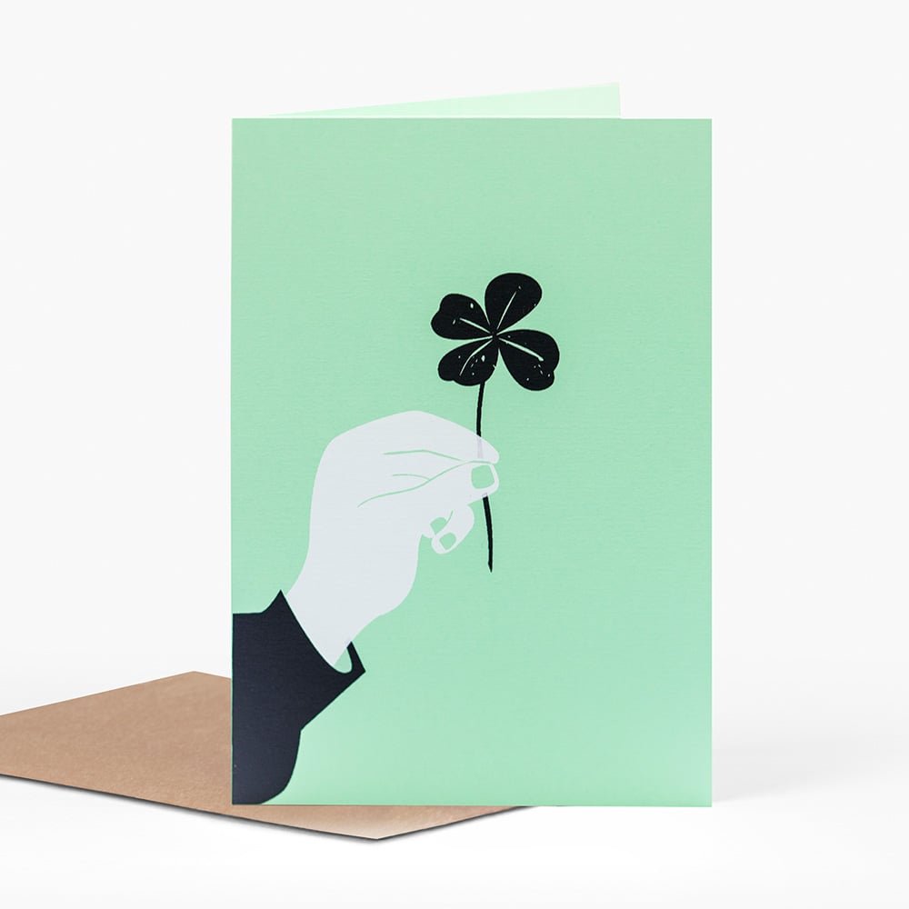 Lucky Clover card
