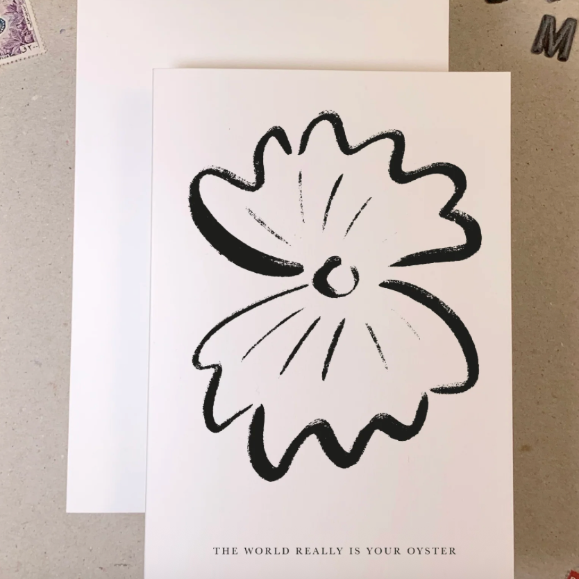 The World Really Is Your Oyster Greeting Card