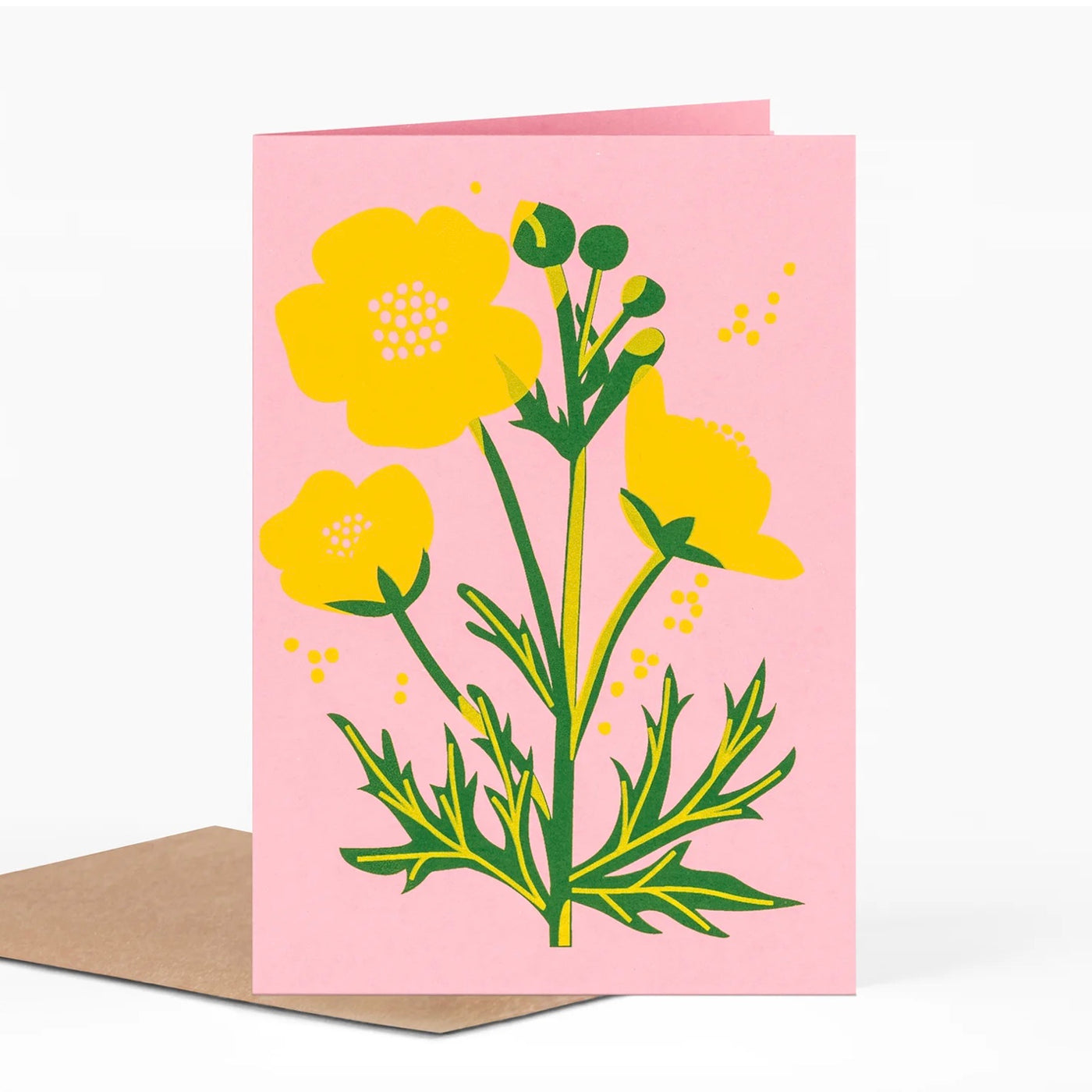 Buttercup Greetings Card