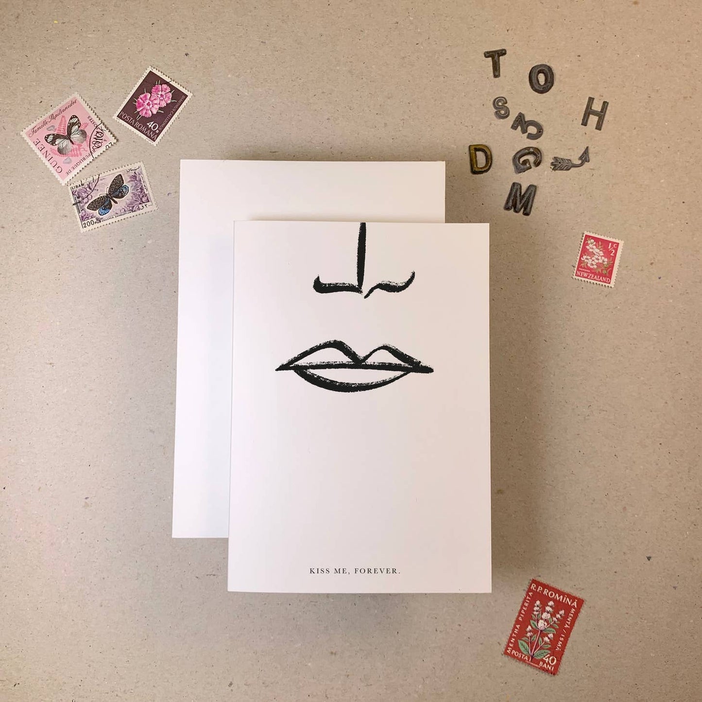 Kiss Me, Forever - Card