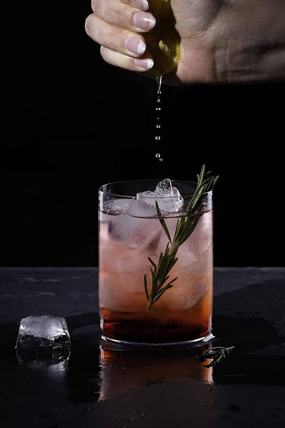 Diamante Crystal Glass Tumbler Set - 'air' - Light & Thin-w