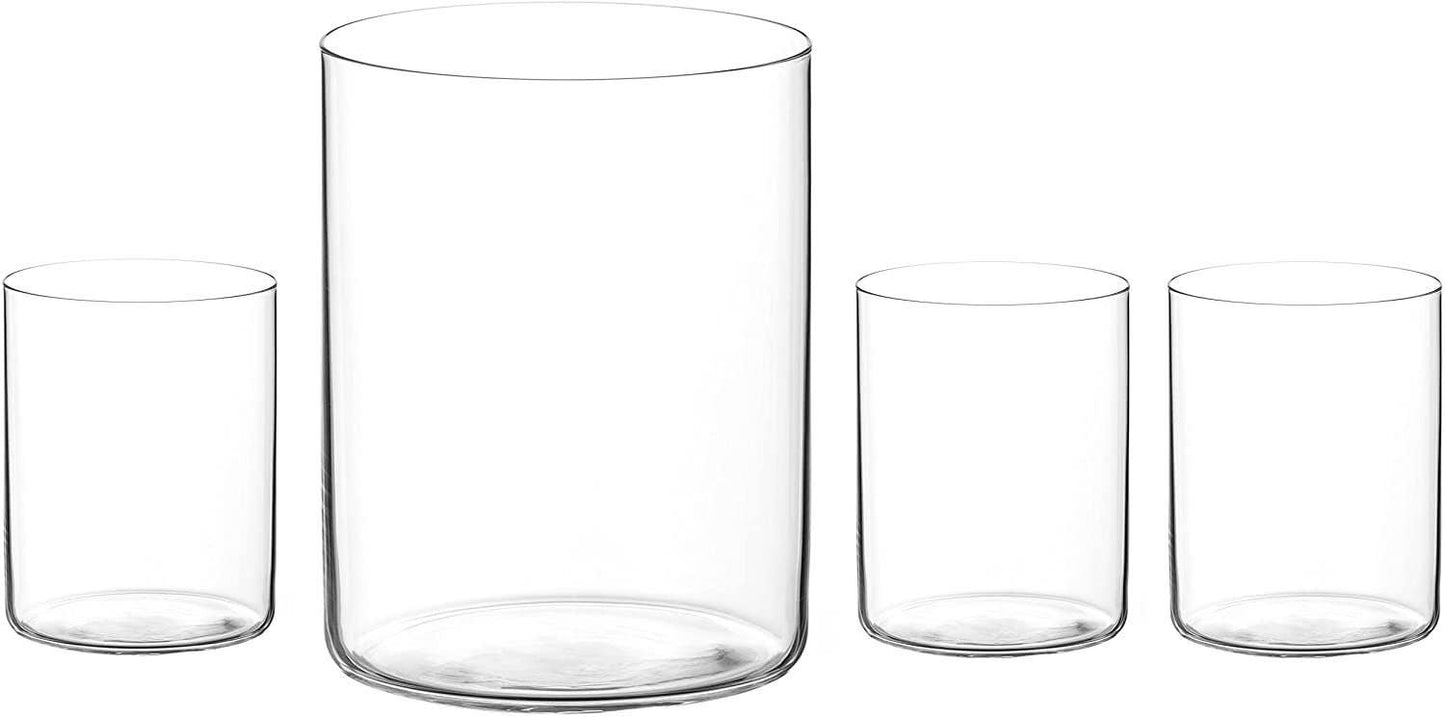 Diamante Crystal Glass Tumbler Set - 'air' - Light & Thin-w