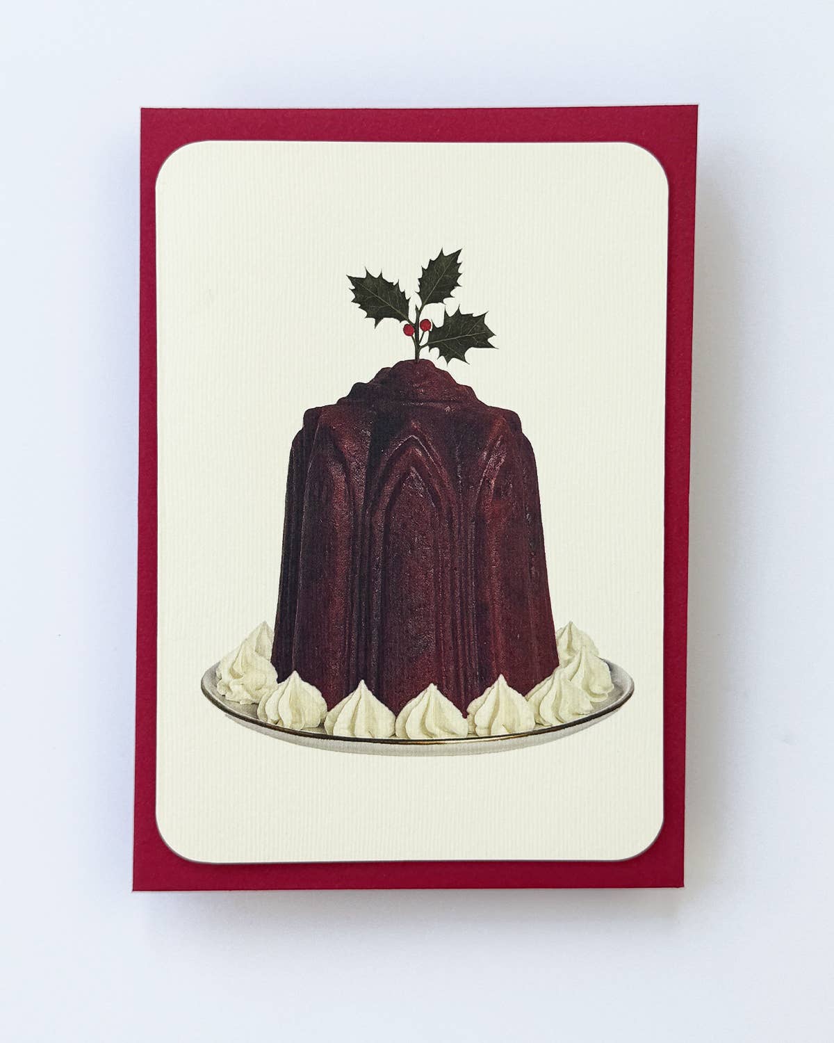 Christmas Plum Puddings Mixed Set Greeting Cards