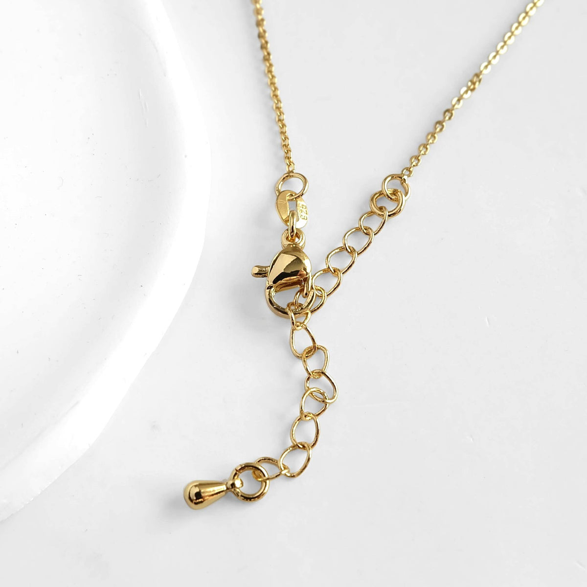 Moonstone Raindrop Necklace