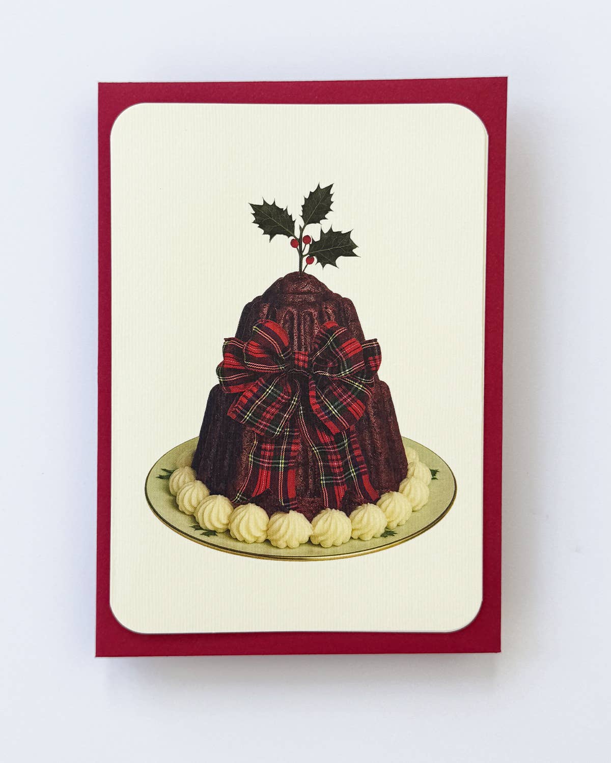 Christmas Plum Puddings Mixed Set Greeting Cards