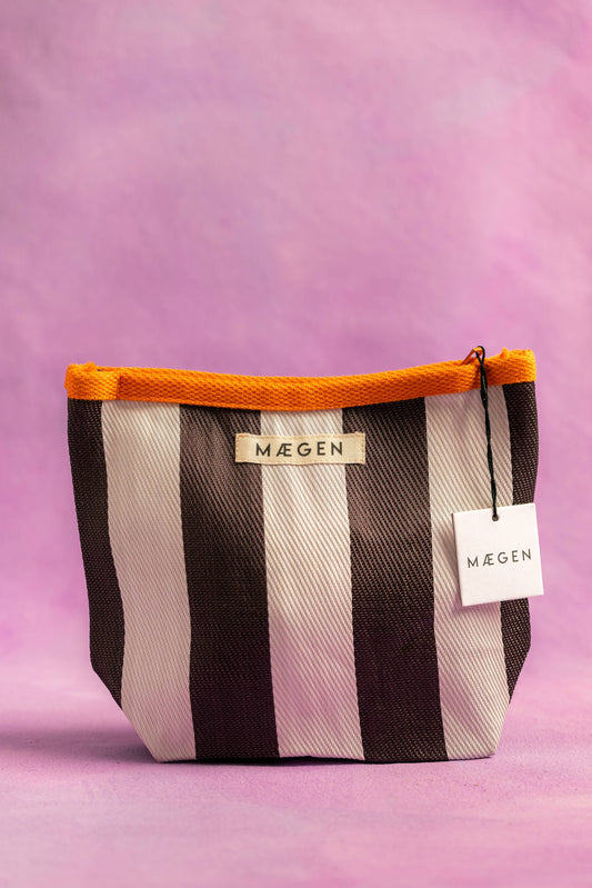 Pouch | Orange/ White/ Aubergine
