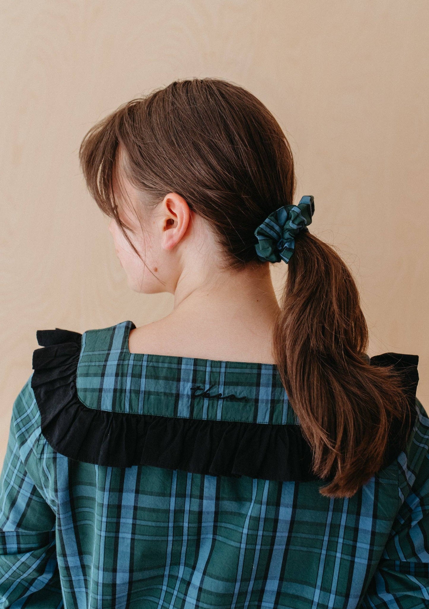 Cotton Pyjamas in Green Tartan