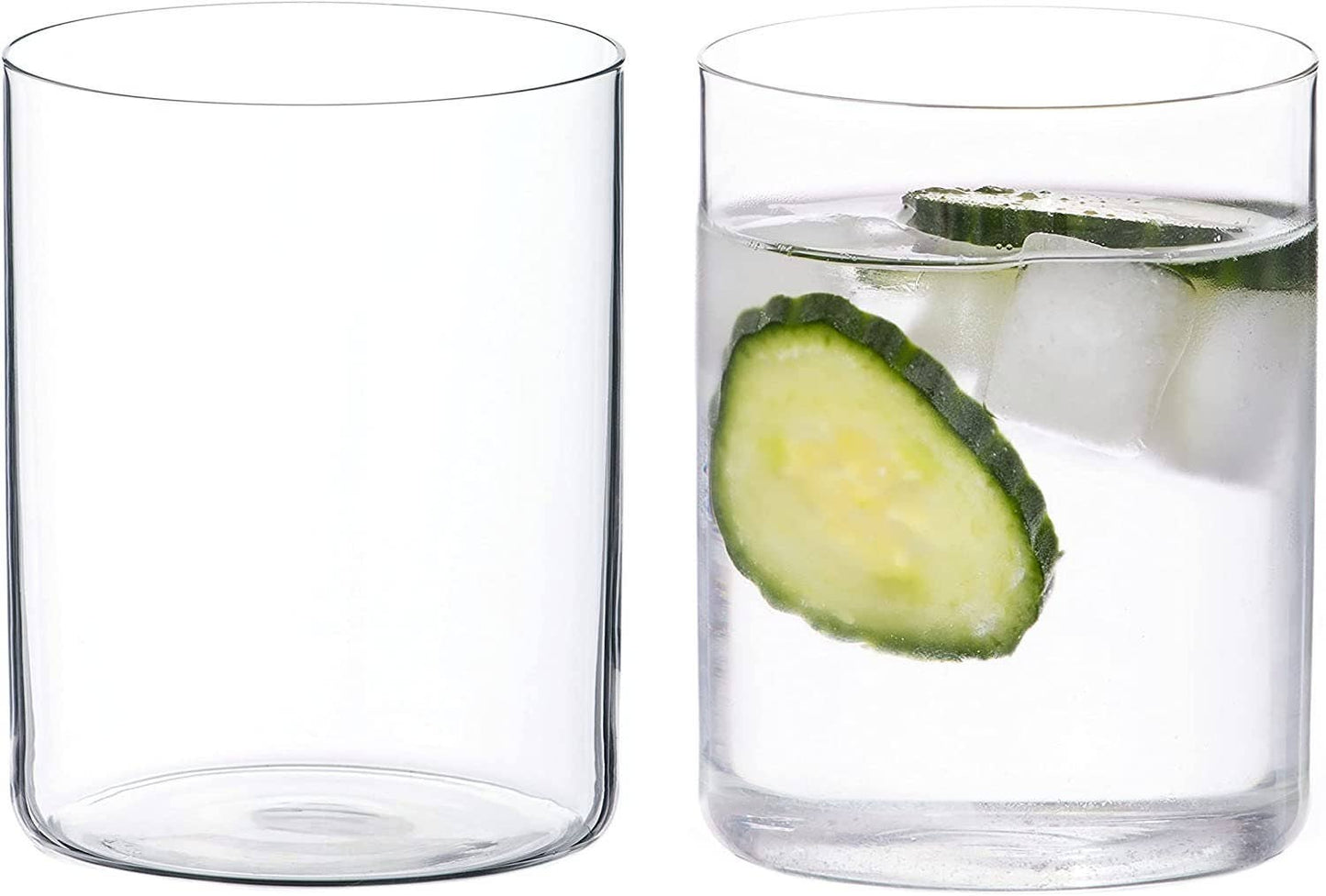 Diamante Crystal Glass Tumbler Set - 'air' - Light & Thin-w