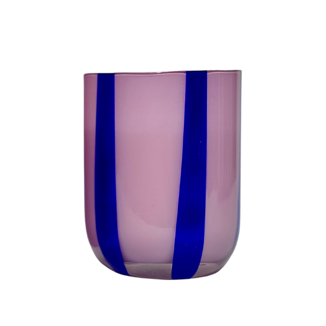 Maegan Atina Glassware - Lilac & Navy