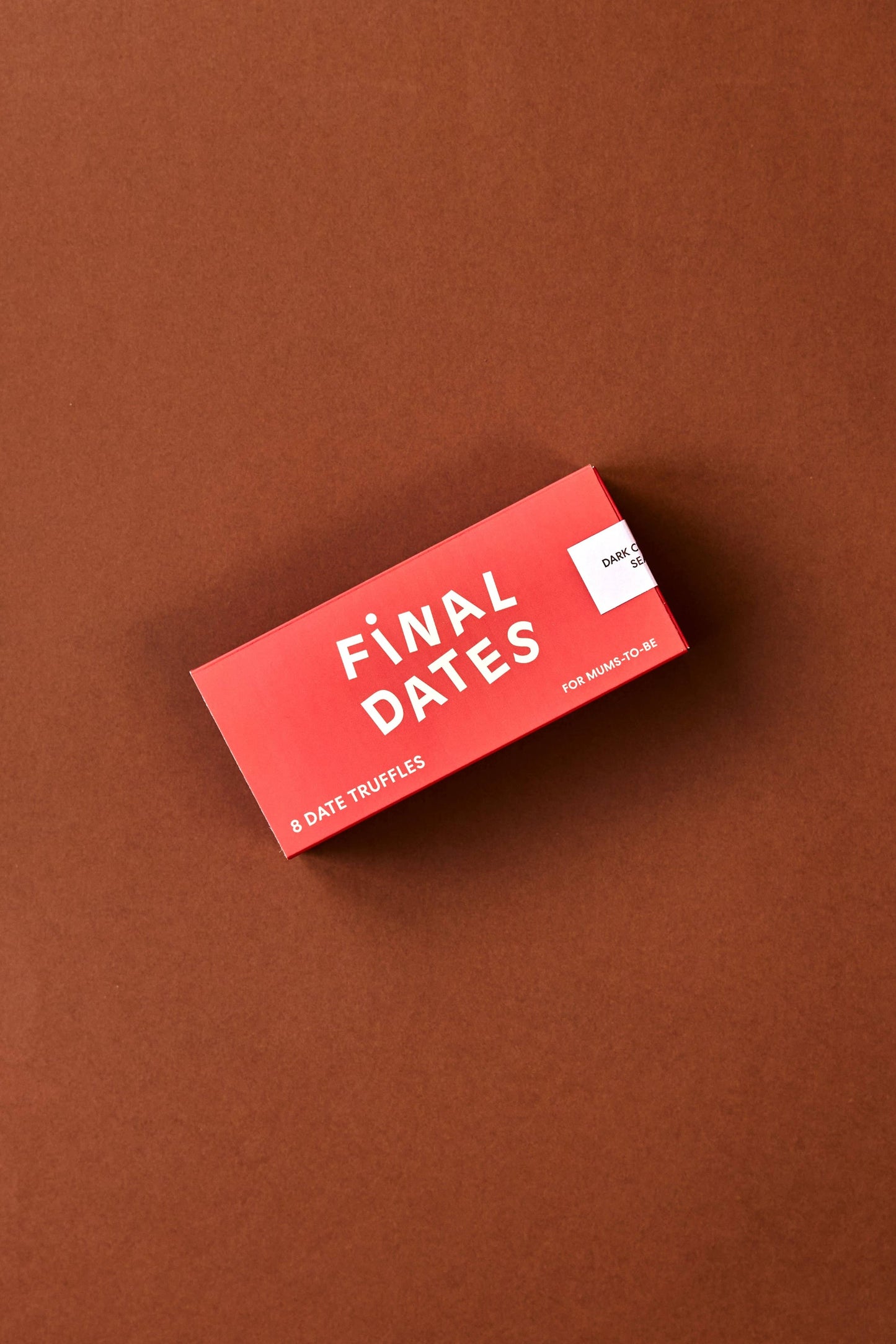 DARK CHOCOLATE SEA SALT DATE TRUFFLES