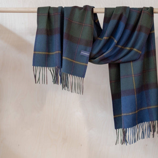 Lambswool Oversized Scarf in Macleod of Harris Antique Tartan