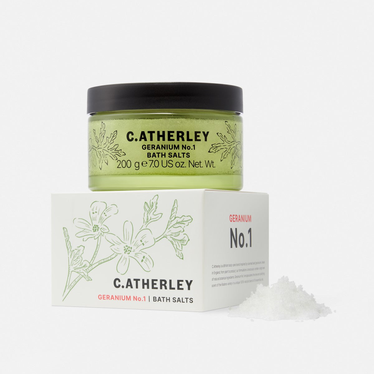 C.Atherley GERANIUM No.1 BATH SALTS - 200g