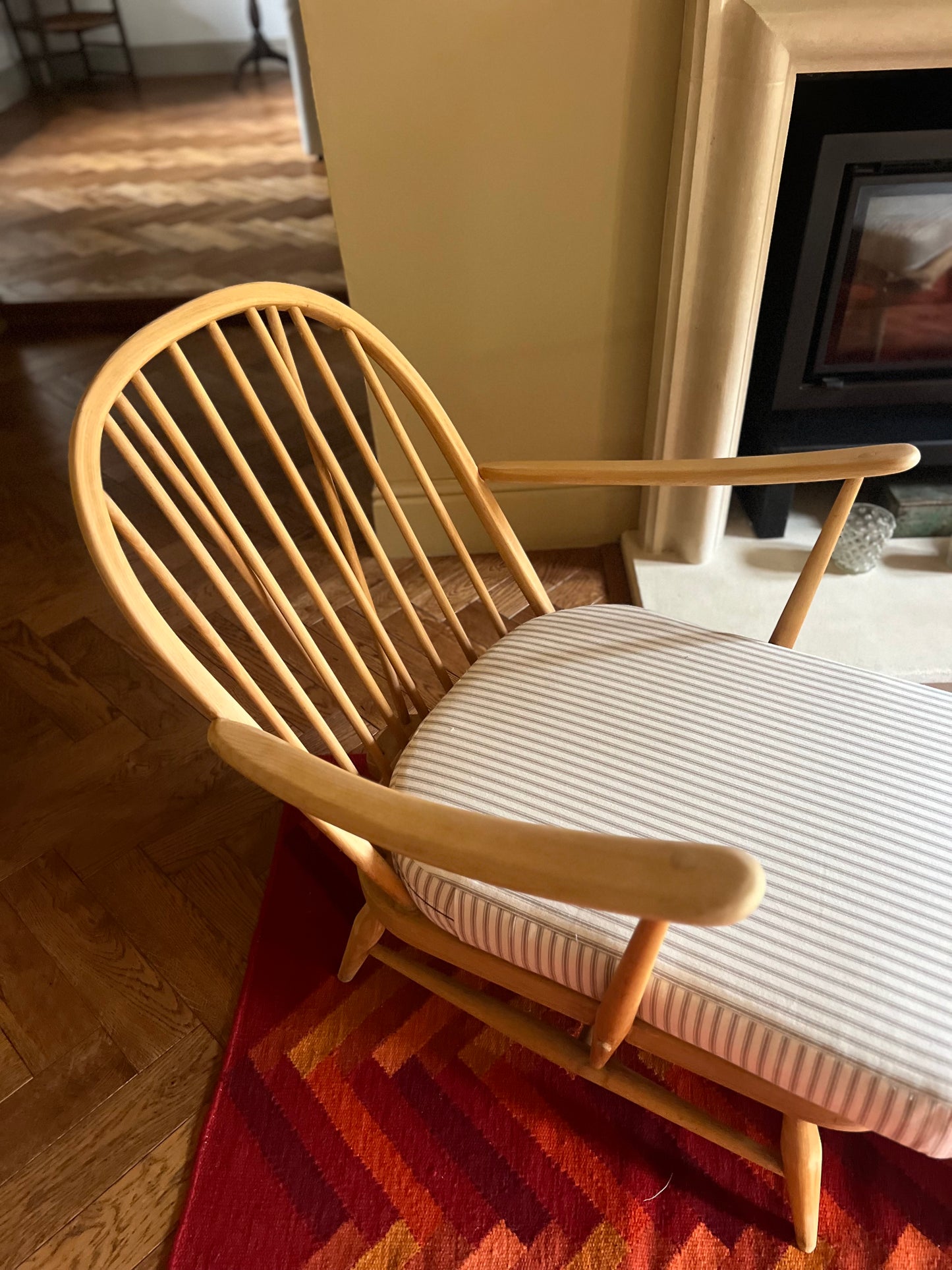 Ercol chair and footstool