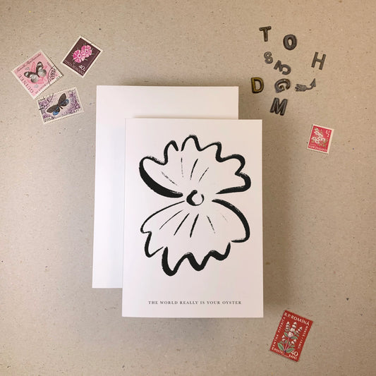 The World Really Is Your Oyster Greeting Card