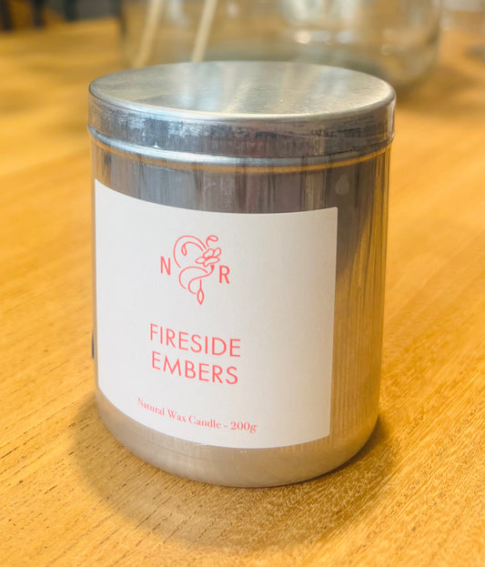 Fireside Candle Tin | New Romantic