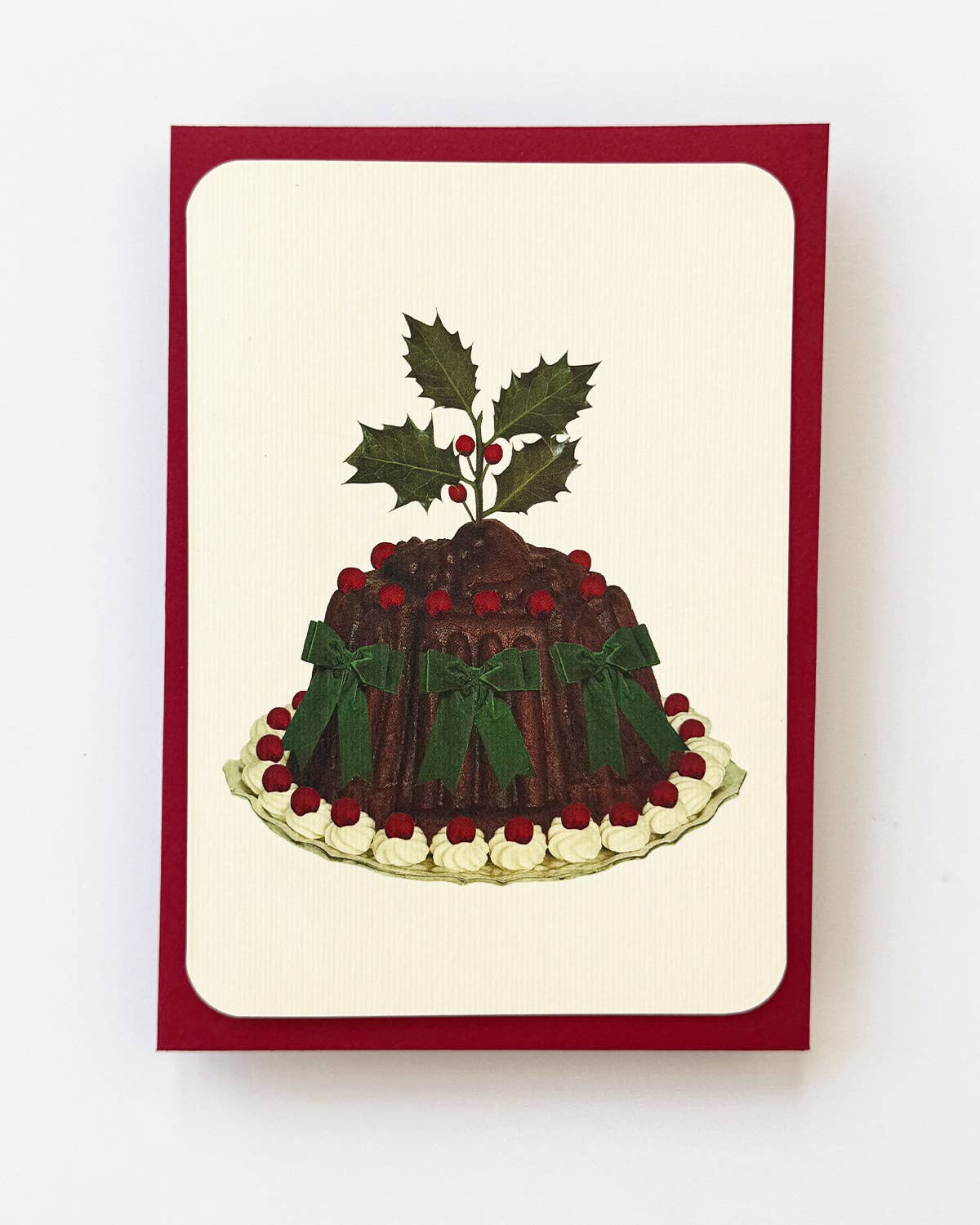 Christmas Plum Puddings Mixed Set Greeting Cards
