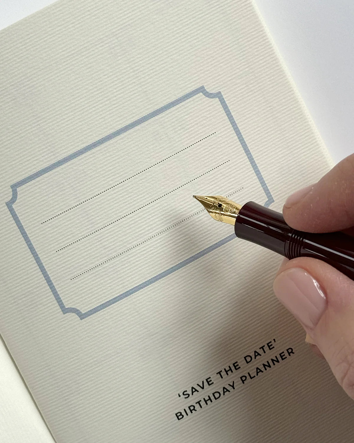 'Save the Date' Notebook Birthday Planner