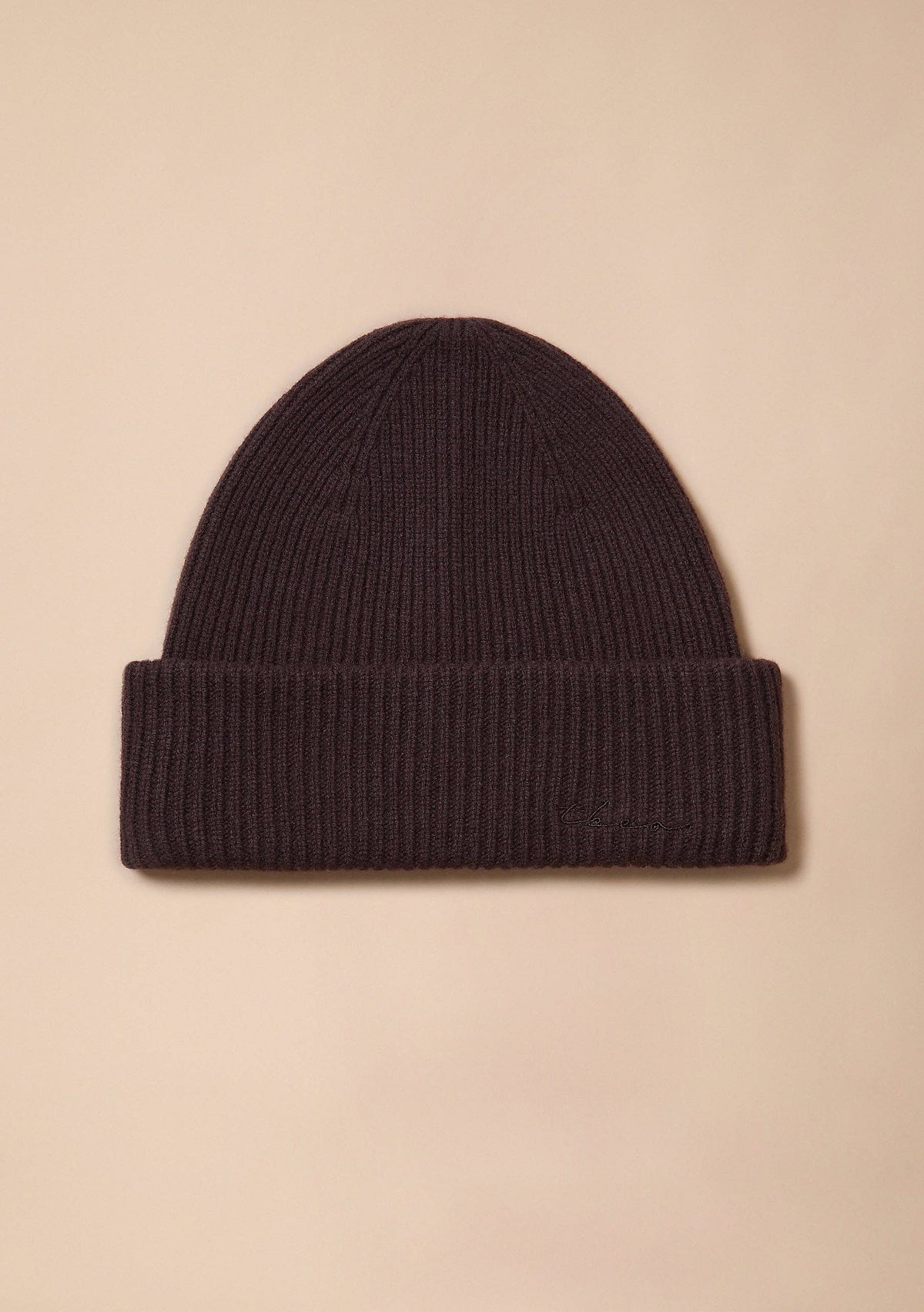 Merino Beanie in Brown