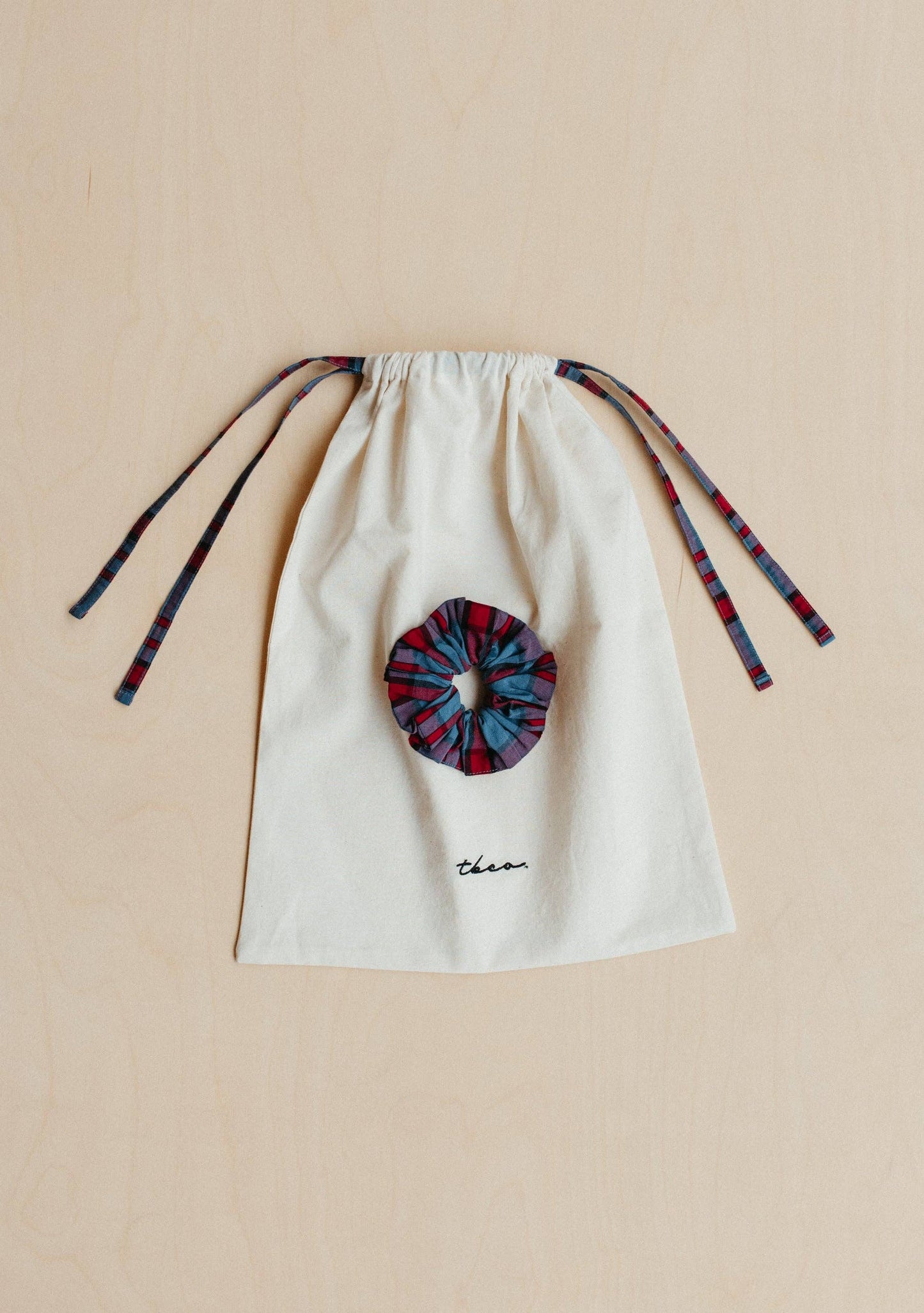 Cotton Pyjamas in Navy Tartan